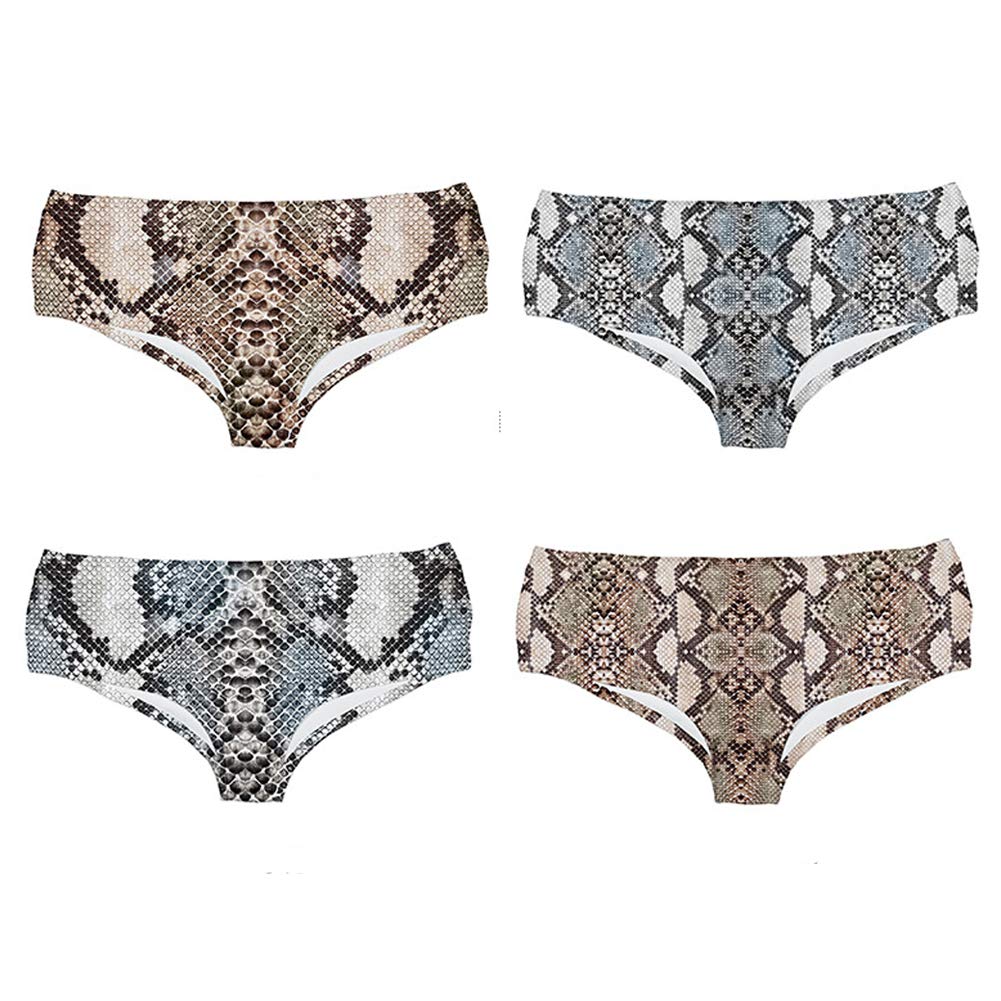 Women's Animal Print Hipster Panty Sexy Lingerie Underwear Briefs