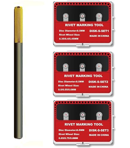 Revell 39076 Rivet Row Engraving Tool - 4 Wheels For Model Building