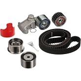 Gates TCK304 PowerGrip Premium Timing Belt Component Kit | Replaces BTK98109SH 029-1126 95304K1 95304K1S VKMA98109 VKMA98109SH 2523040 GTK0304 TB304K1 F904304V-US. OE-grade.