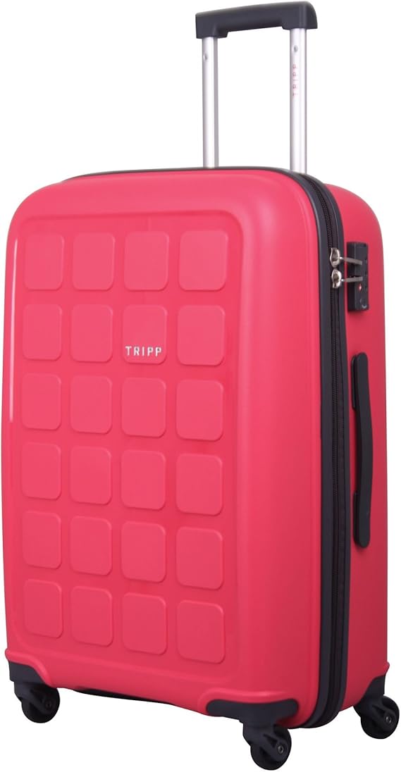 tripp raspberry medium suitcase