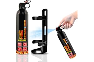 MEINV Fire Extinguisher for Home, 620ml Portable Car Fire Extinguisher with Bracket, Small Water-Based Class A B C K Fire Extinguishers for The House/Kitchen/RV/ATV/Vehicle/Boat/Truck/Apartment (1 Pack)