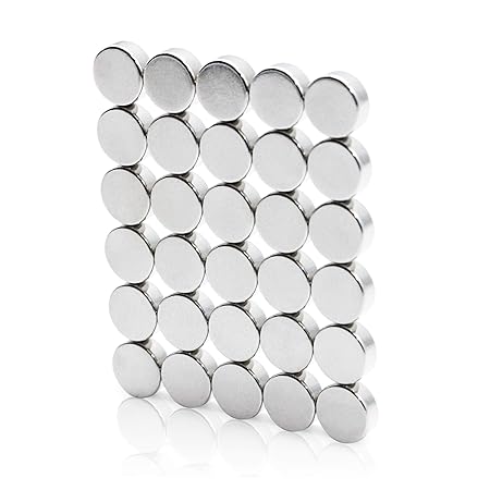 Magnetiks Neodym Magnete Mini Magnete N52 30 Stück – 8x3 mm Magnete mit hoher Haftstärke