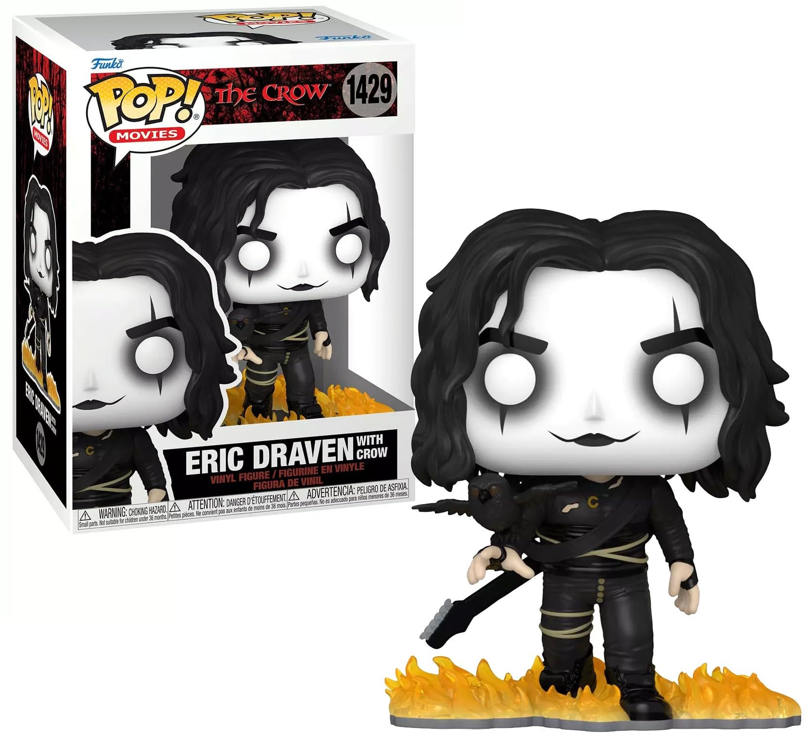 Funko Pop! Movies The Crow- Eric with crowz(GW)(exc) Collectible Vinyl figure-73747