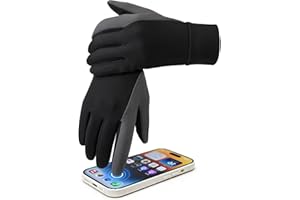OZERO Winter Gloves for Women - Touchscreen Anti-Slip Palm Windproof Thermal Cycling Glove for Texting Hiking Driving Running