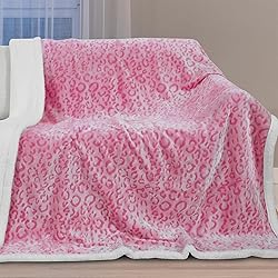 MACEVIA Sharpa Fleece Throw Blanket for Couch Fuzzy