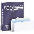 Columbian #10 Security Envelopes, 500 Pack, Self Seal Envelopes for Home, School, and Business Mailings, No Window, 4-1/8 x 9