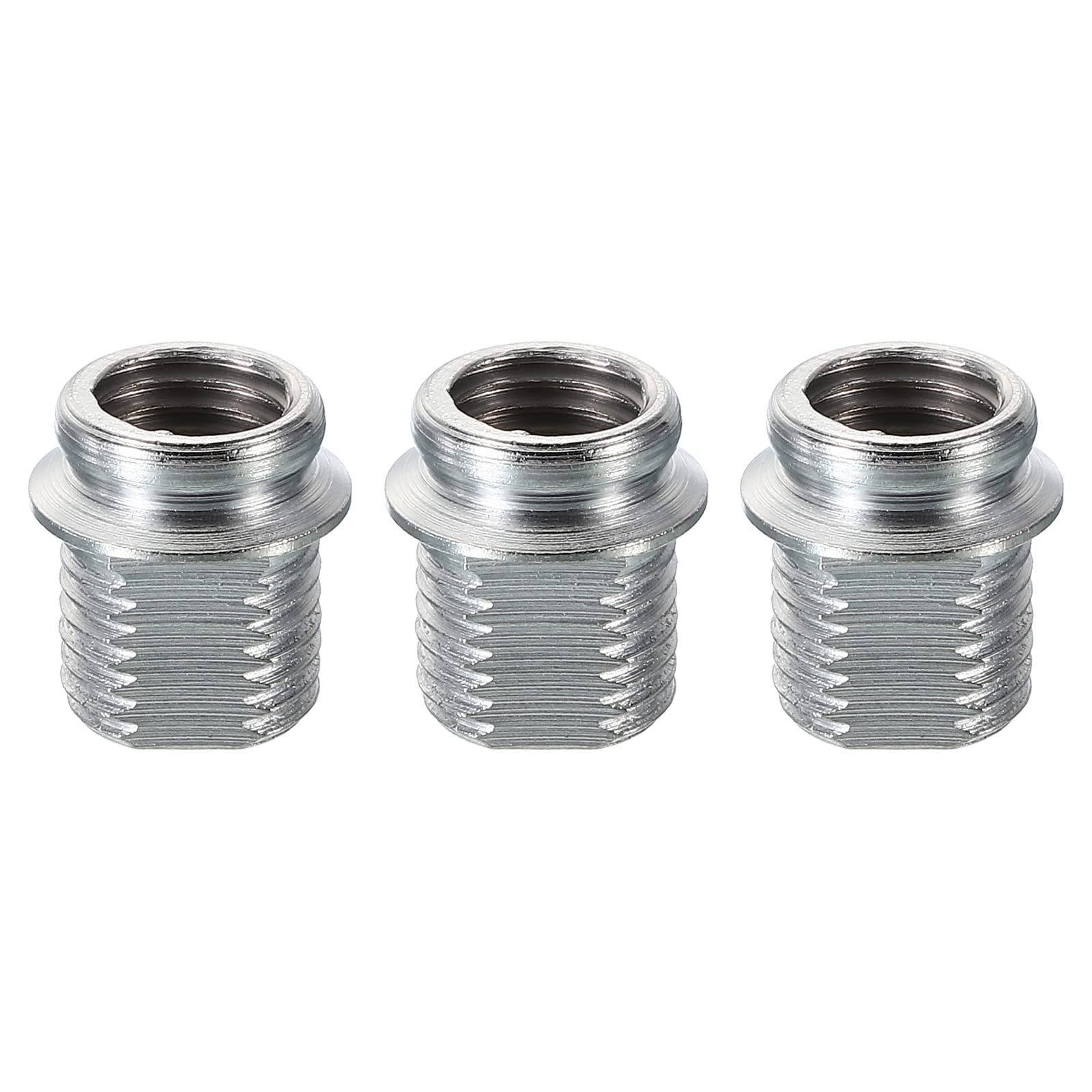 PATIKIL Thread Reducing Nut, 3 Pack M10 Male to M8 Fine Thread Female Gooseneck Hose Adapter Bracket Conversion Nut for Microphone Gooseneck Hose