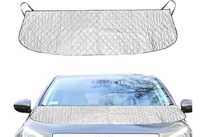 Car Windshield Cover - Foldable Windshield Guard | Silver Windshield Sun Snow Cover Winter Frost Protector for Cars Trucks