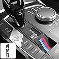 BETTERHUMZ Gear Shift Engine Start Stop Button Sticker Compatible with BMW G20 G23 3 Series F44 G22 G07 i4 G29 X3 G01 X5 G05 X6 G06 Interior Accessories(Black)