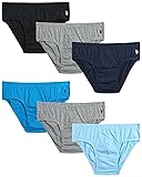 U.S. Polo Assn. Men's Low Rise Briefs - 6 Pack Soft