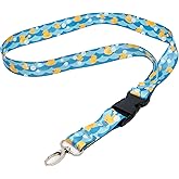 Country Brook Design 1 Inch Neck Strap Lanyard for ID Badge, Keys, and Accessories - 24 Unique Designs for Any Style (Just Ducky)