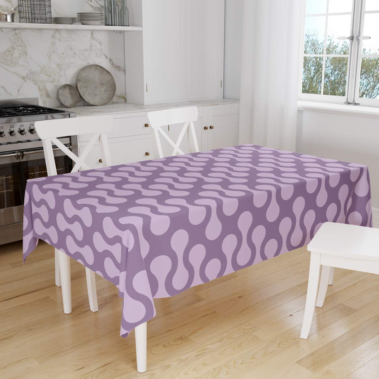 Bonamaison Kitchen Decoration, Tablecloth, 140cm x 160cm - Designed and Manufactured in Turkey