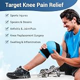 Comfytemp Flexible Knee Ice Pack Wrap Reusable Gel Cold Hot Compress 27x35cm view 3