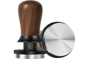 PUSEE 53.3mm Espresso Coffee Tamper - Premium Barista Coffee Tamper, Constant 30lb Calibrated Double Spring Stainless Steel Ground Espresso Tamper,Fits for All 54mm Portafilters,Espresso Accessories