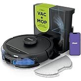 Shark Navigator 2-in-1 Robot Vacuum &amp; Mop, RVA120E2 | 2-in-1 Vacuum &amp; Mop, 4X Stronger Pickup, 2X Stain Cleaning, SmartPath Nav, Matrix Clean, 60-Day Self-Empty Base, Floor Detect