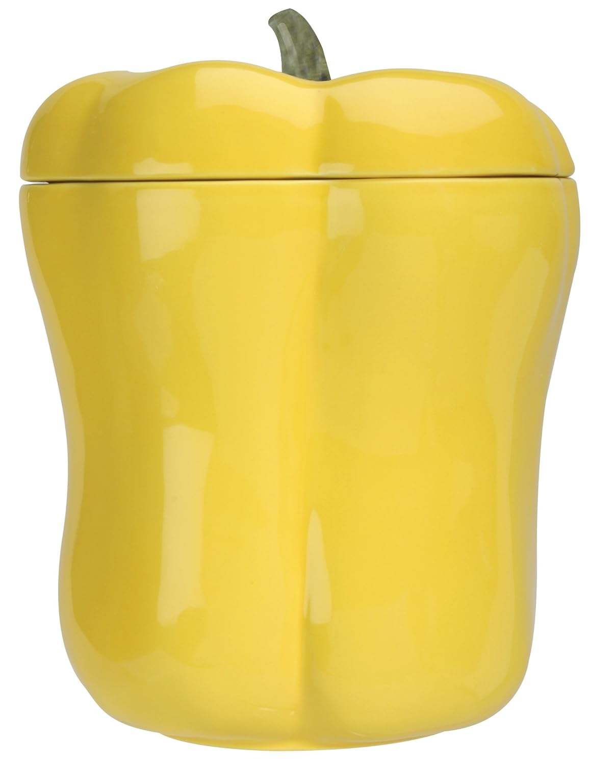 Home Gourmet Ceramic Yellow Bell Pepper Cookie Jar Kitchen