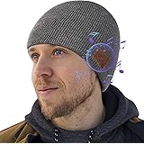 Upgraded Bluetooth Beanie,Winter Hat for Men Women,DEEGO Wireless Headphones V5.0 Music Hat Knit Cap with Stereo Speaker Micr