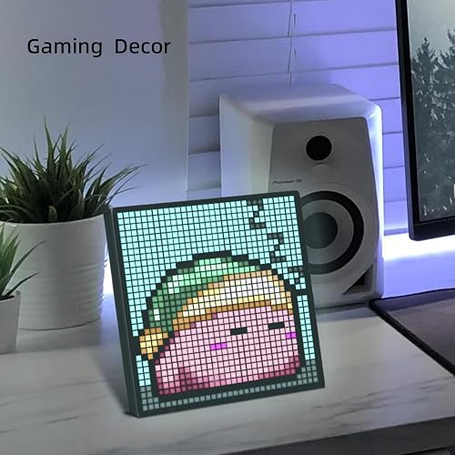 Programmierbares LED-Pixel-Display 32x32 - Mit App, Digitaluhr & Kreativmodus Für Raumdeko & Gaming
