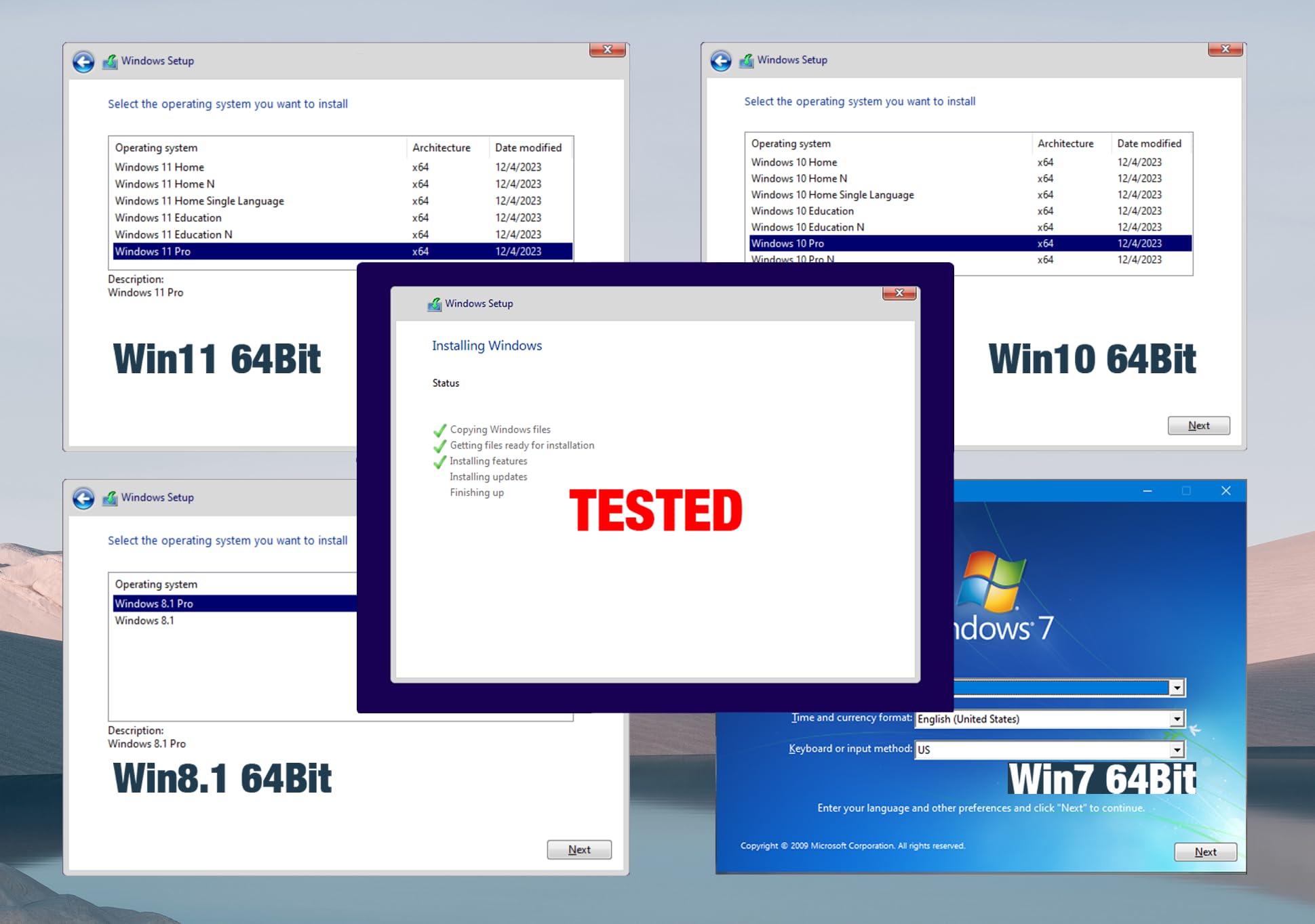 64GB - Bootable USB Driver 3.2 for Windows 11/10/8.1/7/, WinPE,Password Reset, WiFi & LAN Drives,Supported UEFI and Legacy, Reinstall,Upgrade,Recovery Windows, Compatible New Build & Old PC/Laptop