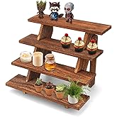 Manspdier Wooden Display Stand Wood Cupcake Stands Tool Free, Rustic Risers for Display Ideal Craft Funko Pop Shelves Table Display Stand for Vendors Wood Riser