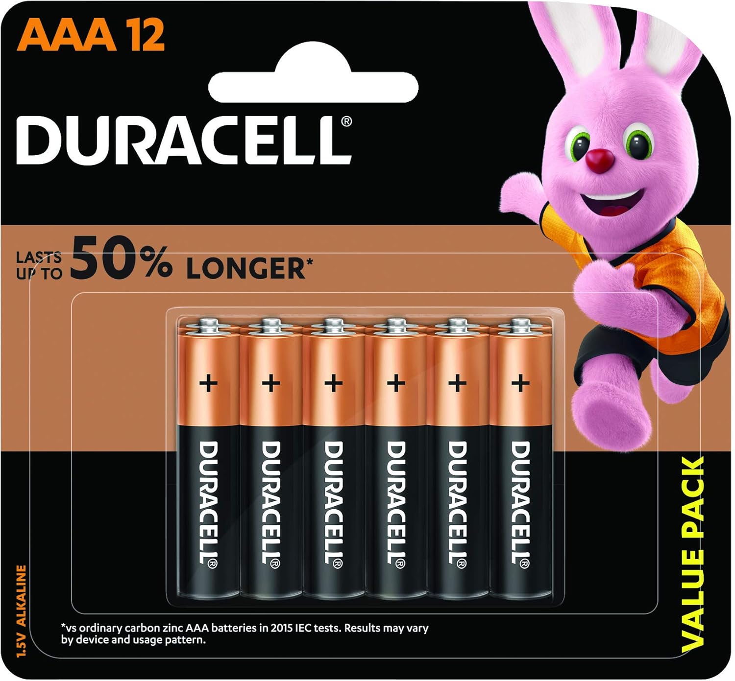 Duracell Type AAA Alkaline Batteries, pack of 12 Buy Online at Best