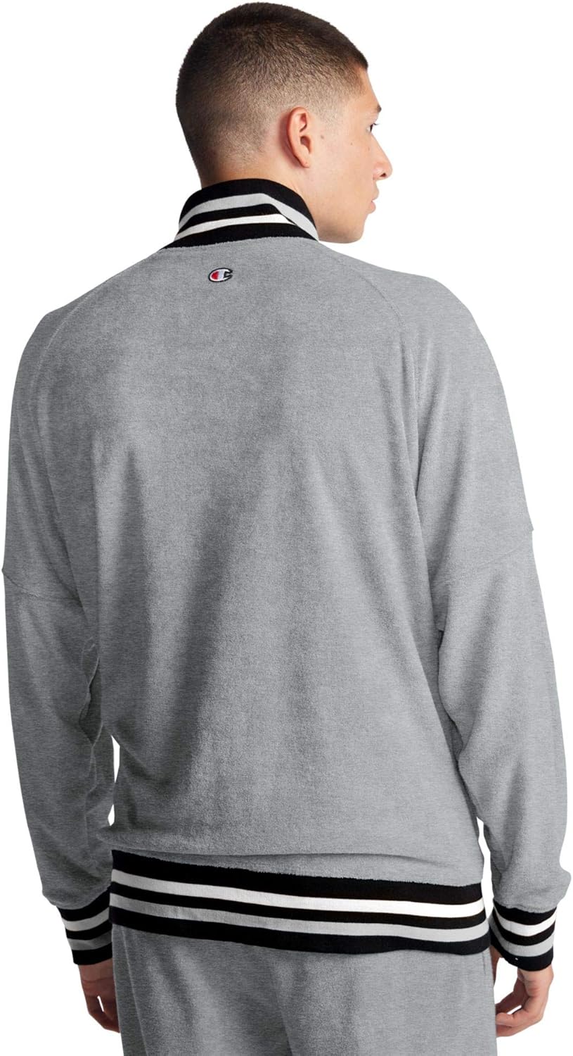Champion LIFE Men's Terry Warm Up Jacket: Clothing