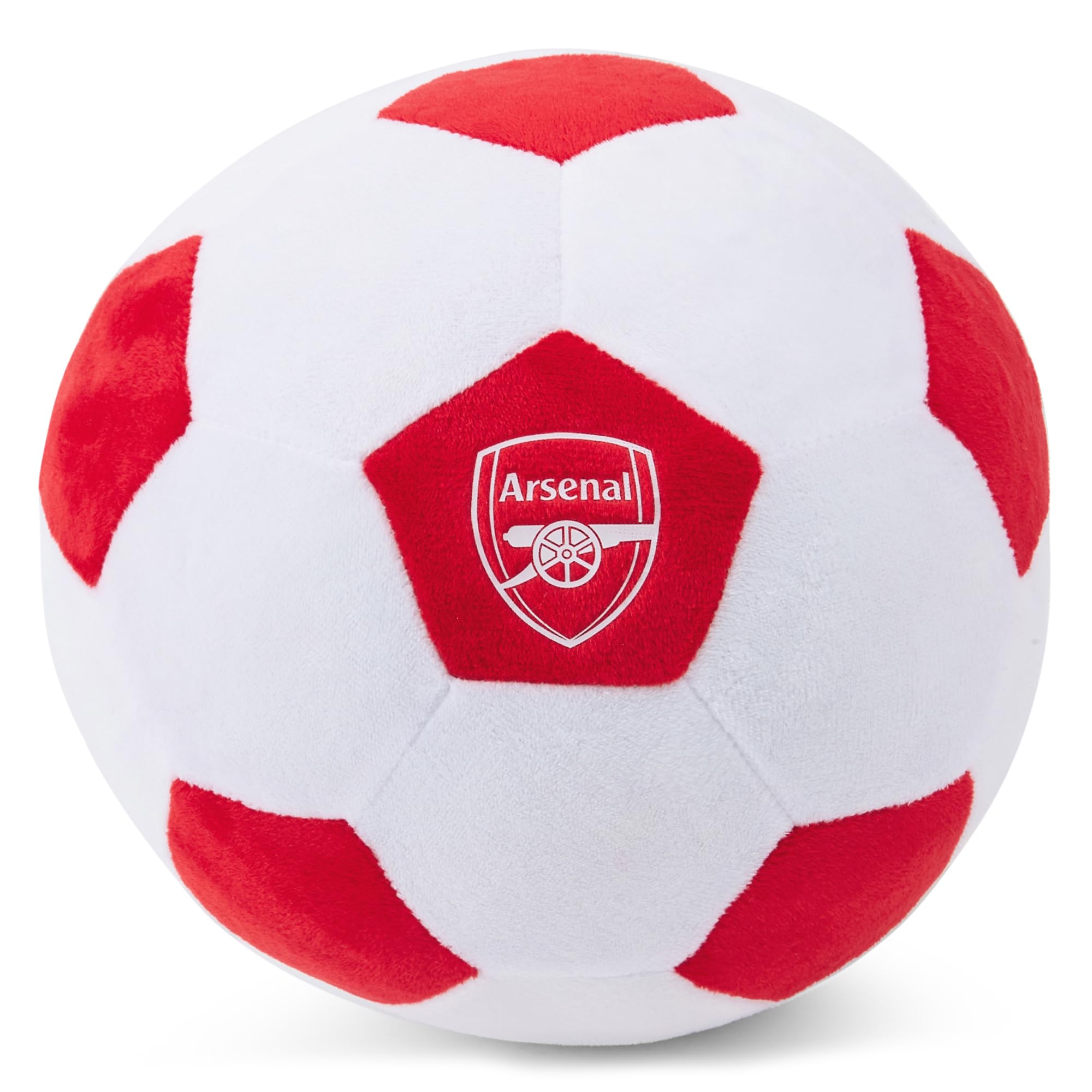 Arsenal FC Officially Licensed Plush Football - 22 cm Soft Toy Pillow - Fluffy Stuffed Football Ideal for Kids and Adults - Perfect Sports Gift for Gooners