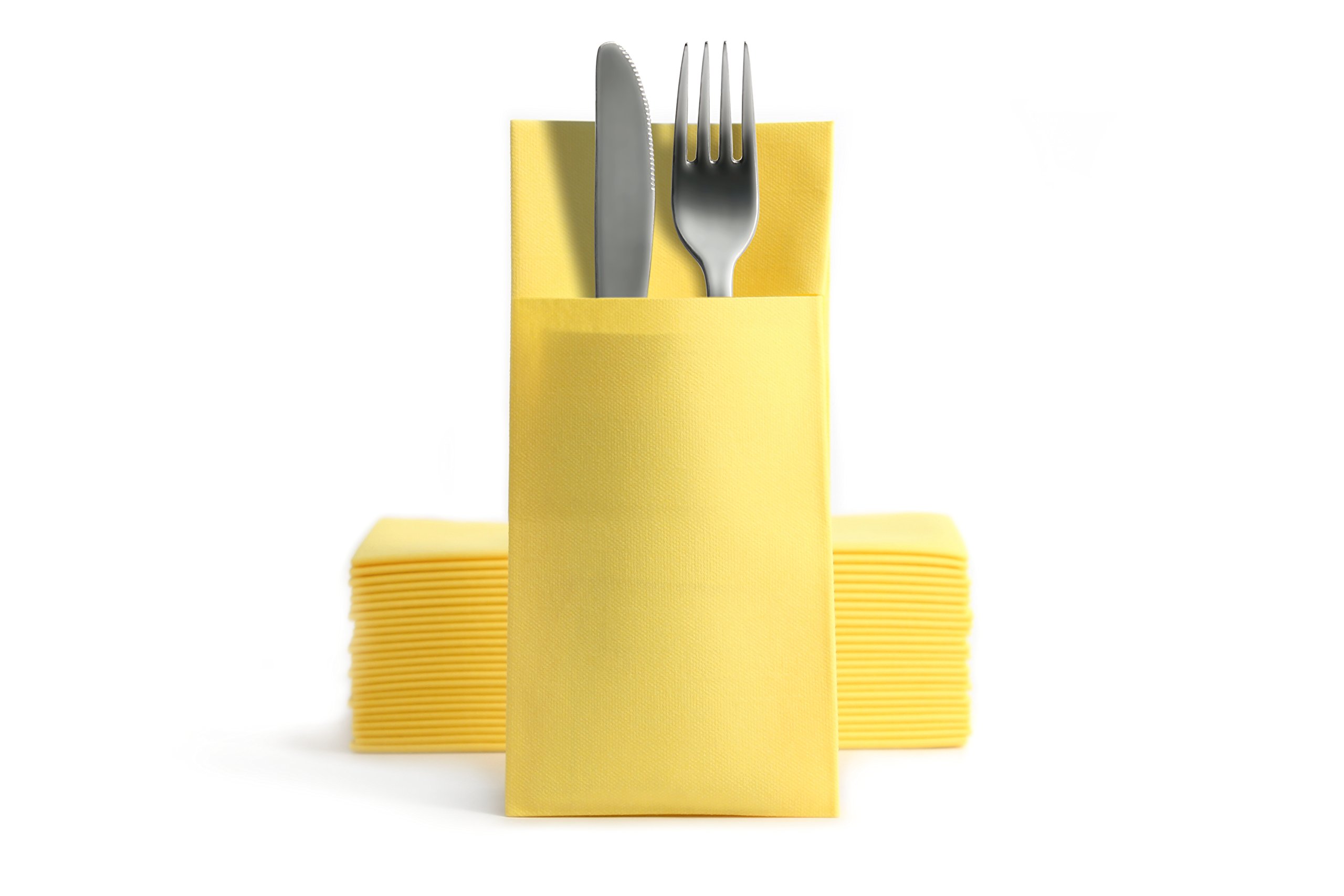 Alvotex Airlaid Cutlery Napkins 39 x 40 cm 50/1 – Yellow (251)