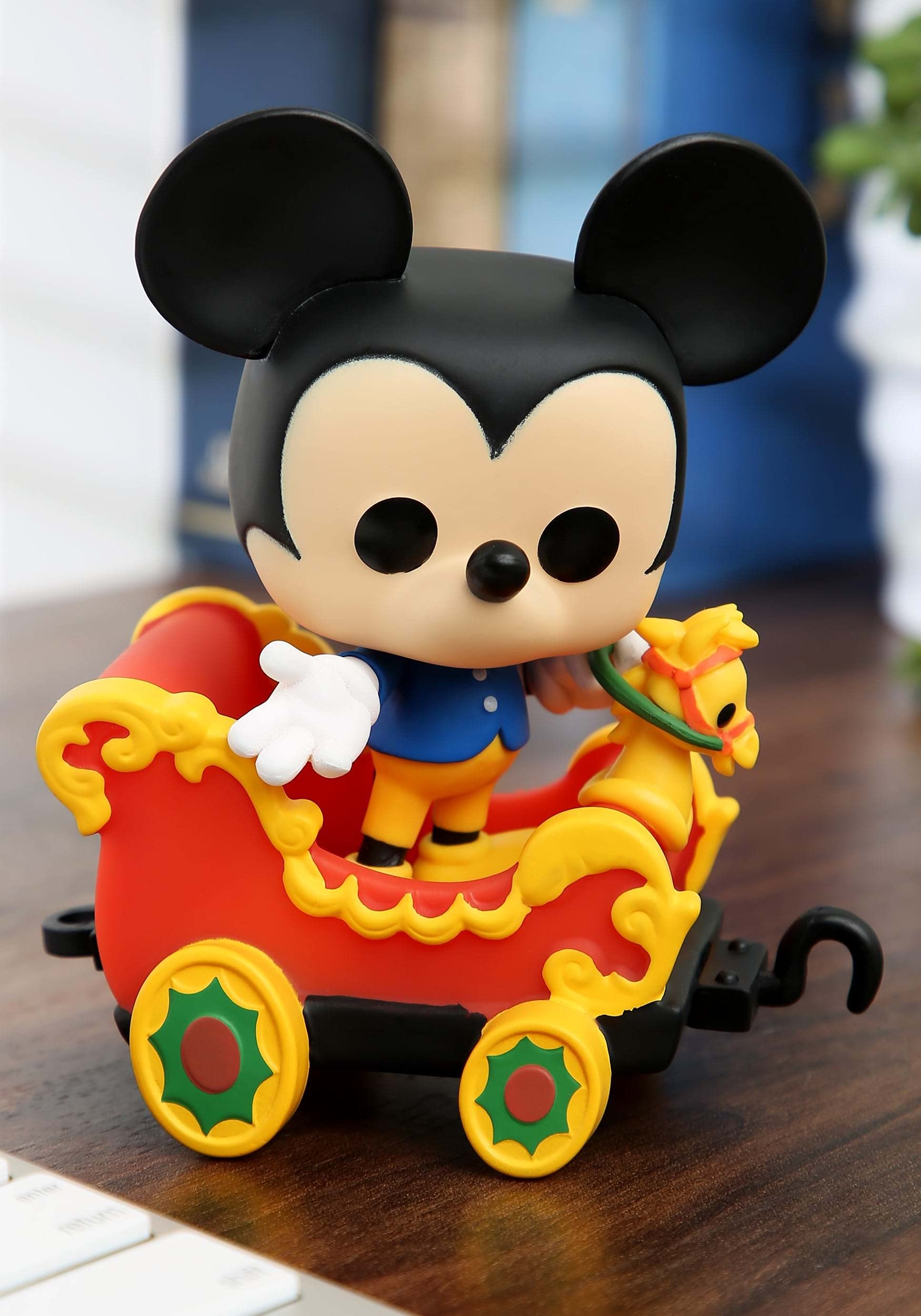 Pop Disney Casey Junior Mickey in Car 3 Vinyl Figure