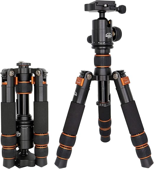 koolehaoda Travel Portable Mini Tripod Compact Desktop Macro Mini