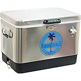 Margaritaville 54 Quart Steel Portable Cooler with Bottle Opener