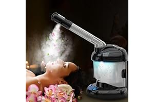 Kingsteam Facial Steamer - Ozone Steamer with Extendable Arm - Professional Nano Ionic Facial Steamer for Deep Cleaning - Portable for Personal Care Use at Home or Salon