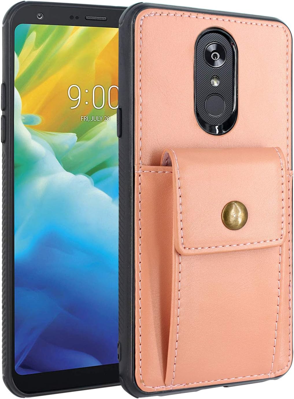 Best lg stylo wallet case gold