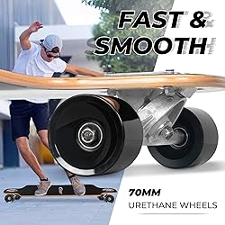 Nattork 42 Inch Cruiser Longboard Skateboard