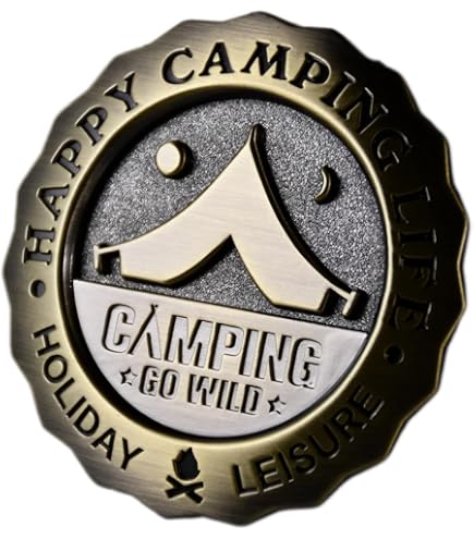 Autocollants Métal Ronds Pour Voiture – 2 Badges Décoratifs 6 Cm, Aluminium – Design "Coffee Rated" Et 4x4, Pour Jeep, SUV, Camping-car