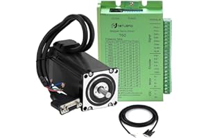 RTELLIGENT Nema 23 Stepper Closed Loop Servo Motor and Driver Kit 2 Phase 3.0NM(425 oz.in) with Encoder