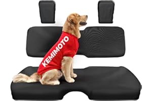 KEMIMOTO UTV Seat Covers Compatible with 2014-2025 Pioneer 700 700-4, UV Scratch Resistant, Water-Resistant 1680D Oxford Fabric, All-Weather Protection, Anti-Slip Secure Fit, Accessories (Black)