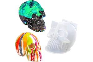 Skull Candle Mold, Halloween Large Skull Silicone Mold, Bleeding Candle Skeleton Mold, Handmade Craft Candle Making Mold, Hal