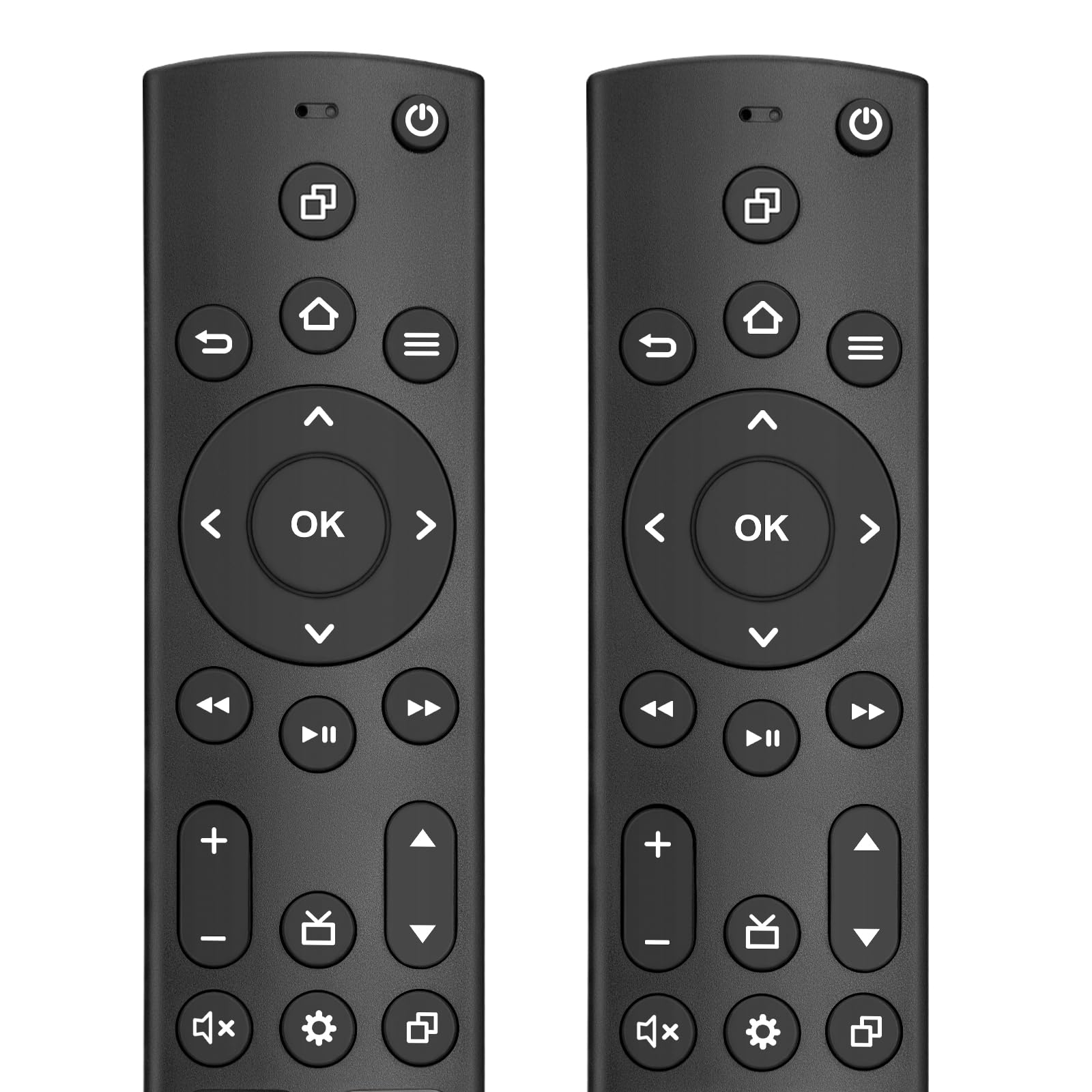 Photo 1 of (Pack of 2) Universal Remote Control for Samsung/TCL/Vizio/Pioneer/Roku Smart TVs Remote Replacement, Compatible with Voice Smart TV
