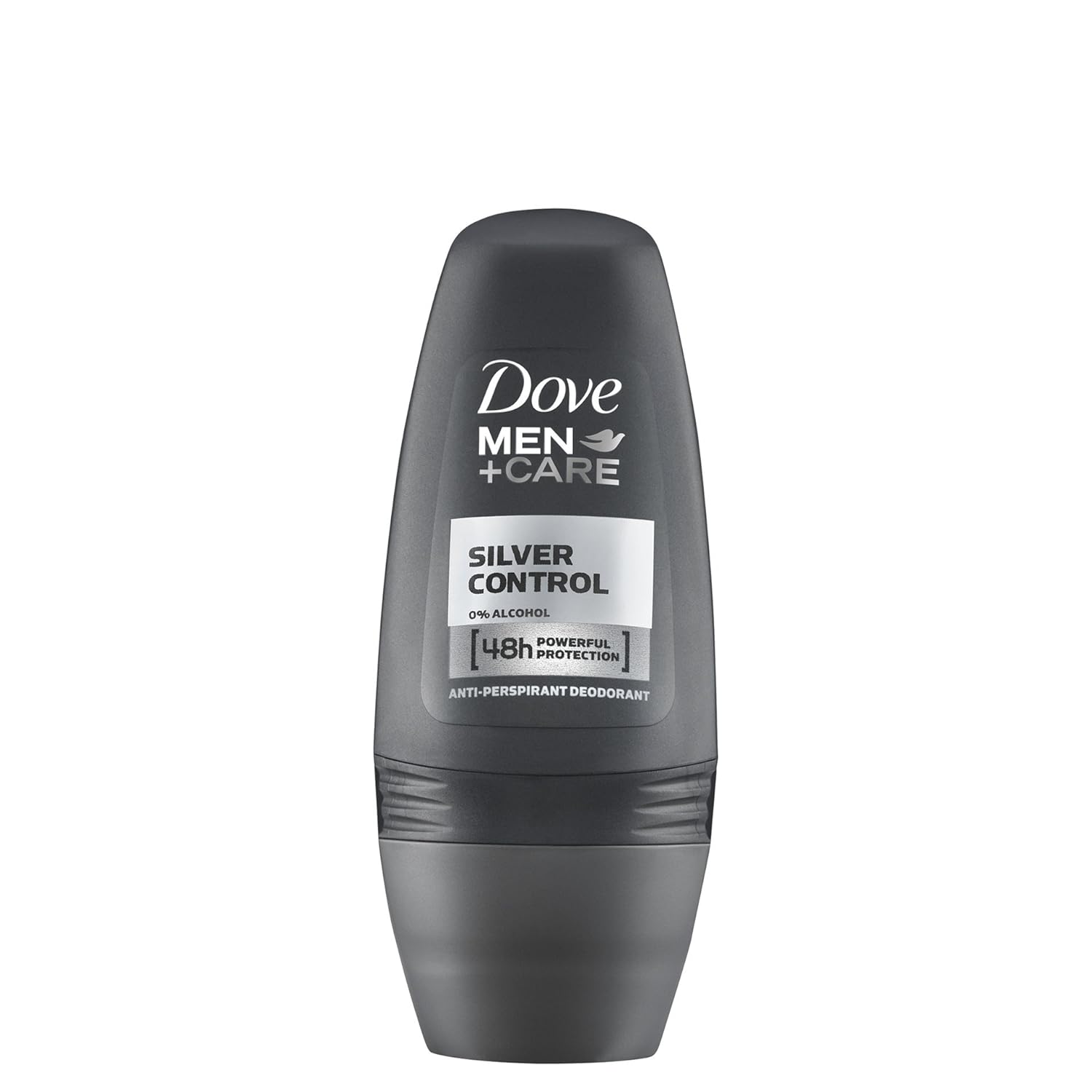 Dove Roll Anti Perspirant Anti Transpirant Men Care Powerful Protection (Silver Control, 6X50Ml/1.7 Oz)
