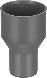 PL 50mm Cast Iron to Plastic Pipe Adaptor Grey Drainage Sewage Downpipe view 2