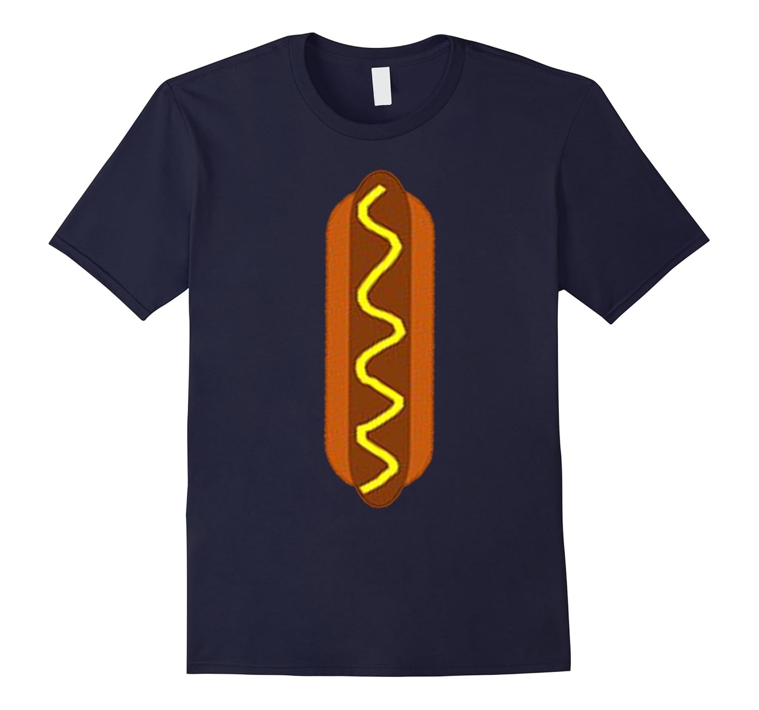 Hot Dog Costume Shirt Sausage Wiener Mustard Bun Fast Food-ANZ