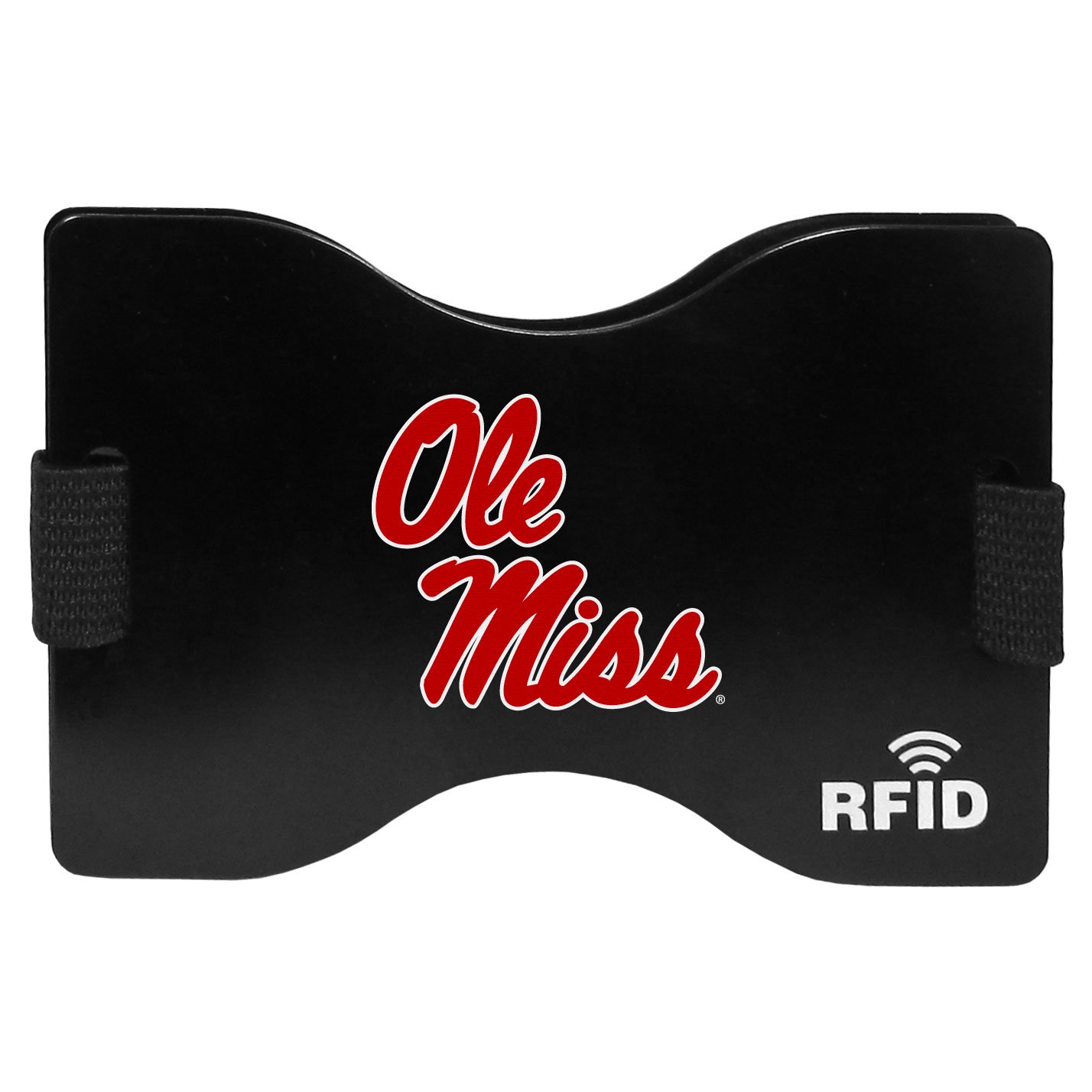 NCAA Mississippi Ole Miss Rebels Siskiyou Wallet, Black, One Size