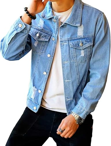 denim jacket hip hop