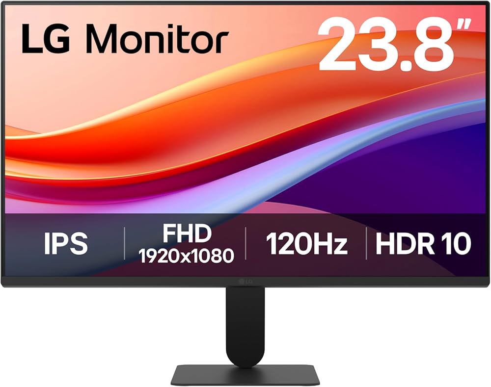 LG 24U411A-B Monitor 24 Inch FHD IPS 120Hz HDR10 Anti-Glare