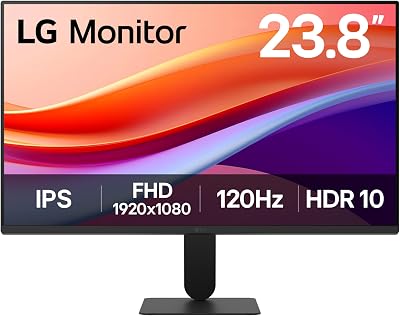 LG 24U411A-B Monitor 24 Inch FHD IPS 120Hz HDR10 Anti-Glare