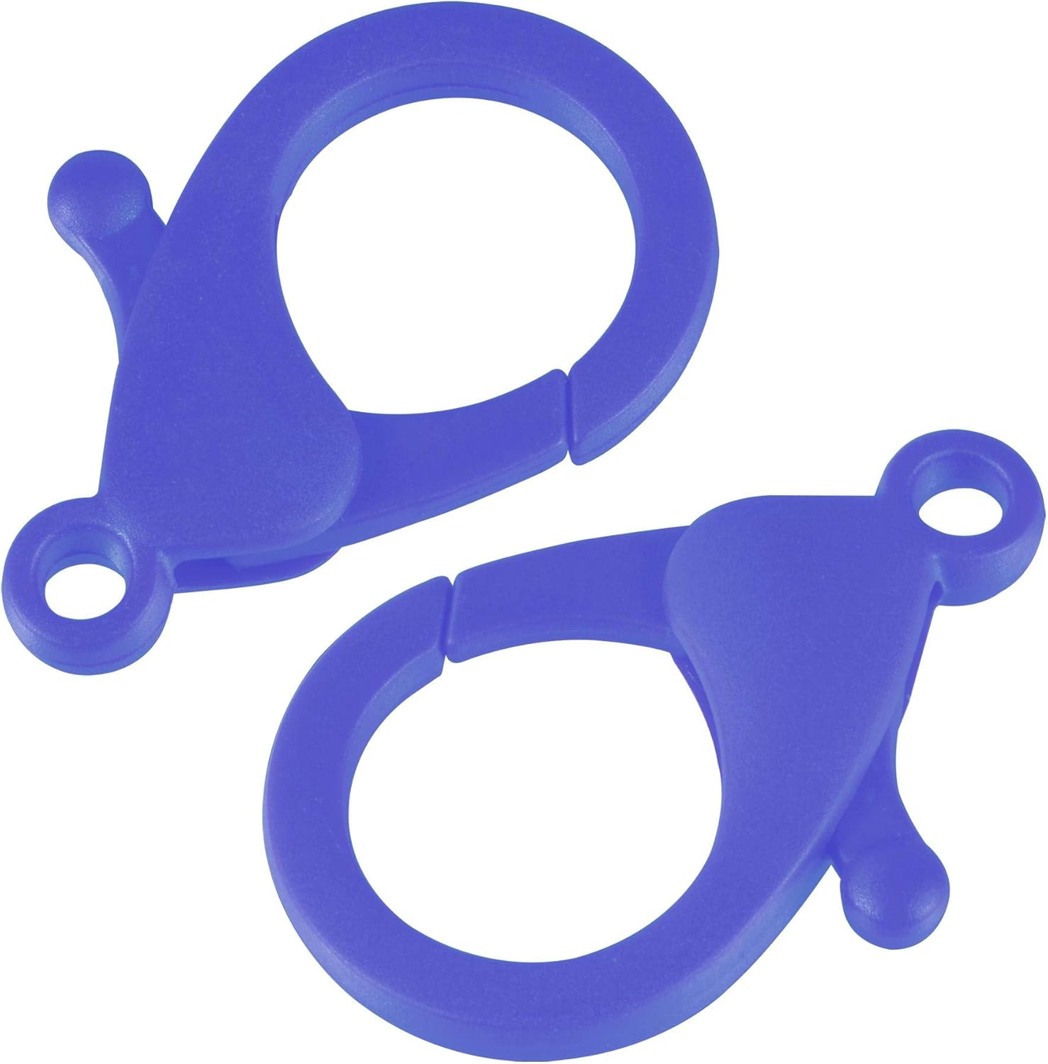 uxcell Plastic Key Chain Clasp Lanyard Snap Hook, 35.2mm Length, Purple, for DIY Crafts, 40pcs : Sports & Outdoors