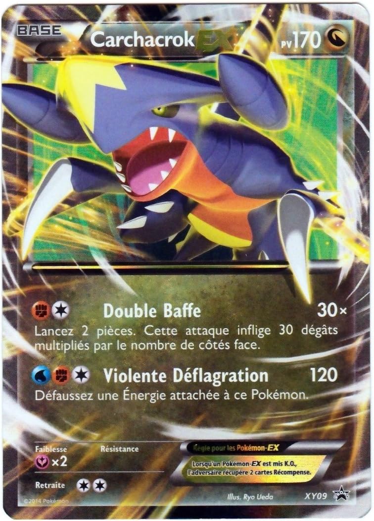 Pokemon Trading Card Game Carchacrok Ex Promo 170pv Xy09 Carte Pokemon Neuve Fr Labaguettepattaya Com