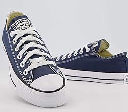 Converse Low TOP Navy, 9.5 Men/11.5 Women