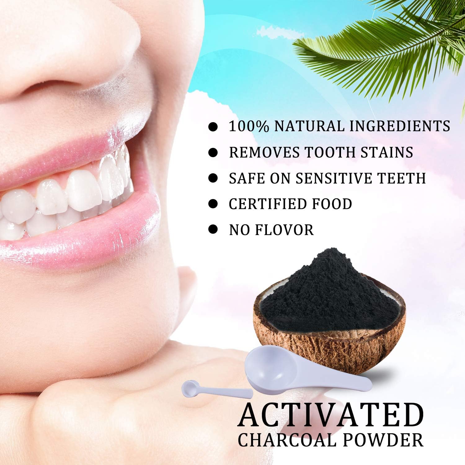 (1 pound) Activated Charcoal Powder 16OZ Organic Coconut Charcoal Toothpaste Teeth Whitening : Beauty